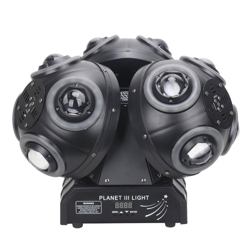 150W 3 Head Football Led Beam Moving Head Wash Stage Light DMX512 21 Channels DJ Disco Effect Lighting Party Event Show