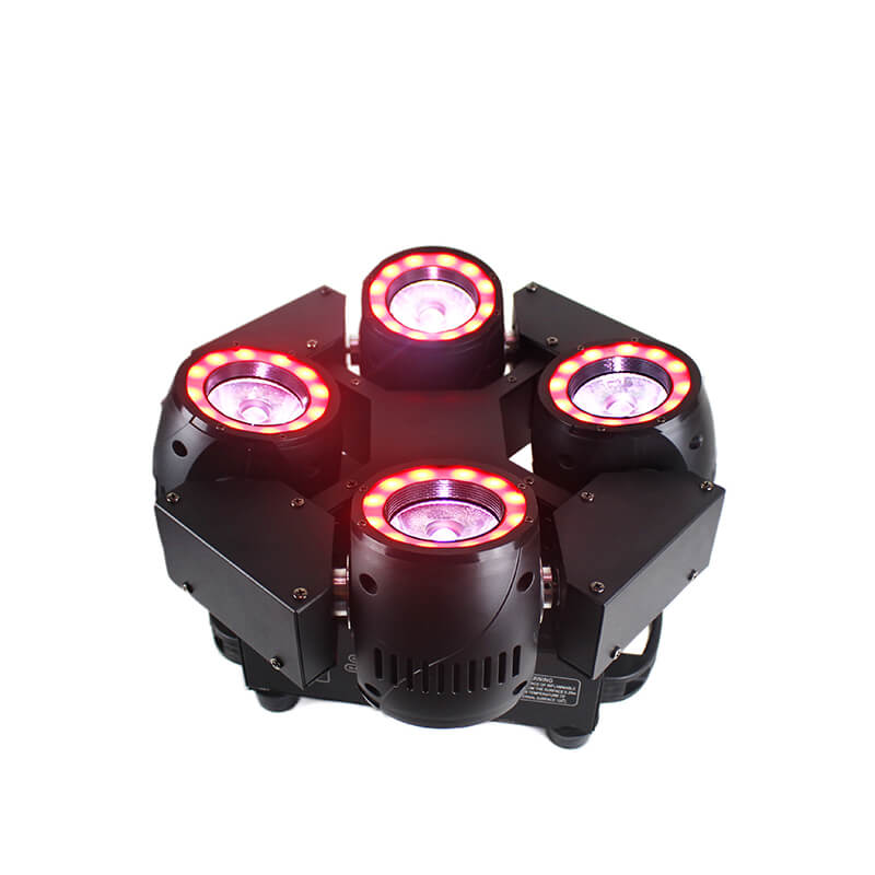 4 Heads 60W RGBW 4in1 LED Sharpy Beam Moving Head for Stage DJ Disco