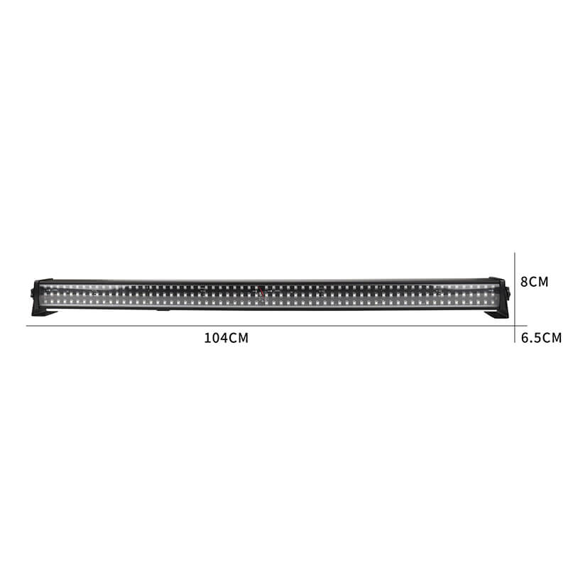 IP20 dmx led bar 224pcs alto brillo RGB 3in1 5050 led bañador de pared para interior 