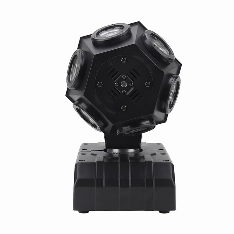 3 In1 Stage Moving Head Light,160W Mixed Effect Sound Activated RGB LED Stage Light by Remote and DMX Control,11/14 Channel,for Disco KTV Club Party