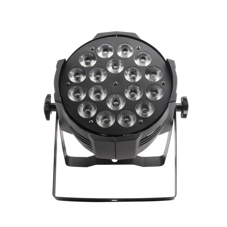 Stage Light, LED par Light 18x10W 4in1 RGBW Low Noise Fan DMX512 Sound Activated wash Light for Halloween Christmas Wedding Church Party DJ Stage Lighting