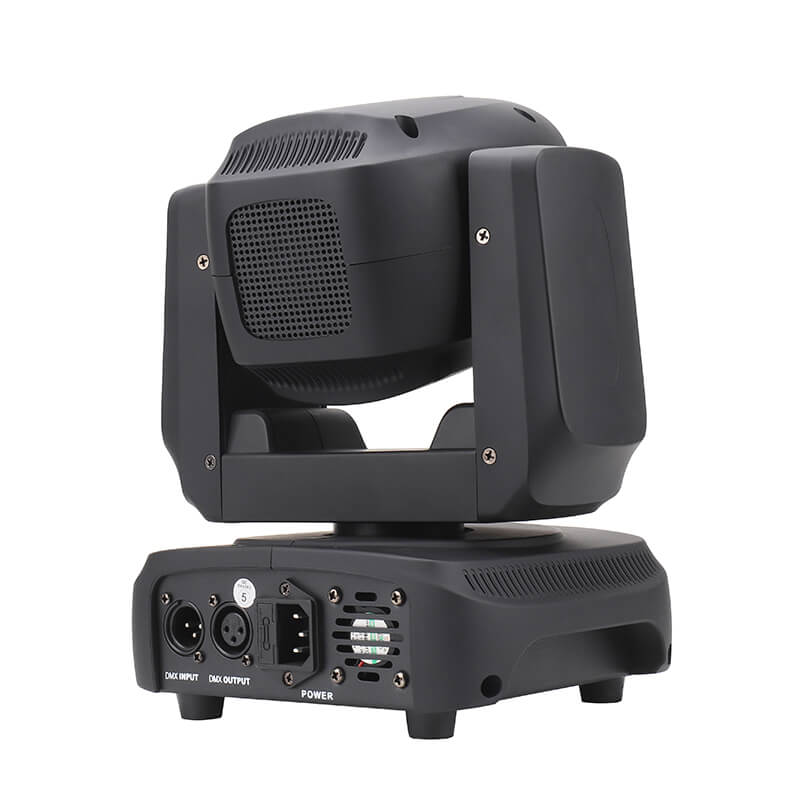 85W DJ Light Moving Head Lights Rotating 3-Facet Prism LED Spot Moving Heads with 8 Gobos Stage Lighting by DMX and Sound Activated Control for Parties Wedding Church Live Band Show Bar