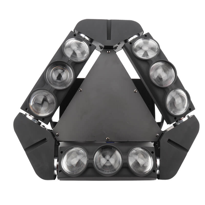 9X10W RGBW 4in1 LED Spider Stage Moving Head Light DMX Bar KTV DJ Disco Lighting
