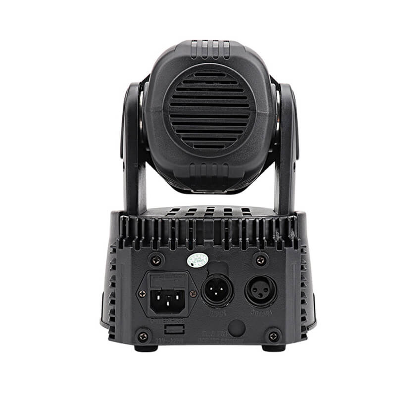 Moving Head Light RGBW 4in1 Stage Lighting DJ Lights 7 x 10W LED Beam Spotlight 9/14 CH Wash Light with DMX and Sound Activated for Church Wedding Parties Live Show Bar