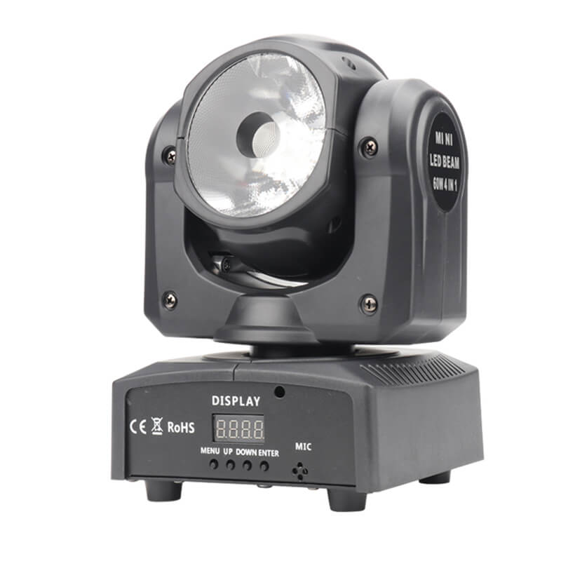 60W Beam Moving RGBW 4in1 DJ-Lichtstrahl Moving Heads Lichter Superhelles LED-DJ-Spotlicht DMX-Steuerung 