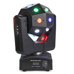 16x3W RGBW 4 en 1 luces de DJ DMX512 lámparas de cabeza móvil, luces de bola de discoteca luces de escenario luces de fiesta de discoteca de DJ para fiesta de DJ Disco KTV 