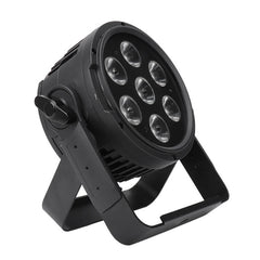 7x12W LED Par Lights Outdoor Waterproof Stage Light IP67 RGBW 4 in 1 DMX Control for Events DJ Disco Wedding Party Outdoor Stage Lighting