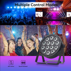 Boda Uplight 14Pcs APP Wifi Control remoto par led Wireless Led Par Light 