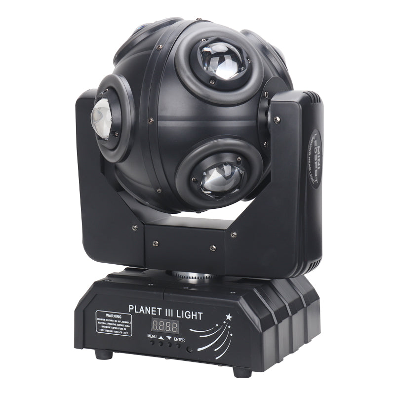 Moving Head Beam Light 90W LED RGBW 360°Rotation Moving Head Light DJ Lights DMX 512 with Sound Activated for Stage Lighting Party Disco Club Wedding