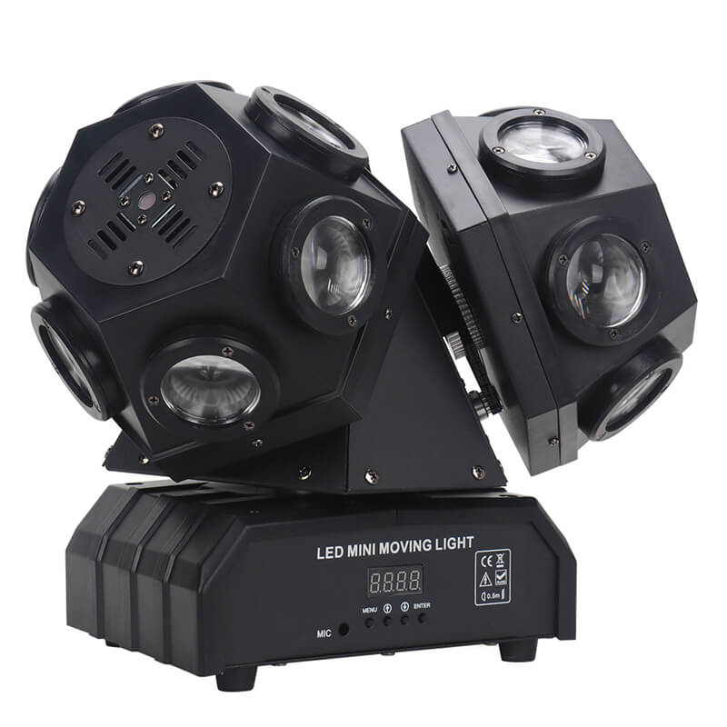 3Head Football Led Beam Moving Head with Laser Wash Stage Light DMX512 DJ Disco Effect Lighting Party Event Show