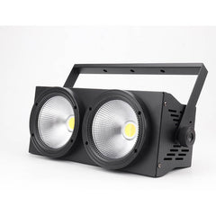 2 LED-Bühnen-Par-Licht mit COB-Lichtquelle, 200 W, verkettet, warmweiß, kaltweiß, DJ-Waschlicht für Party, Disco, Hochzeit, Geburtstage, Weihnachtsfeier, Show 