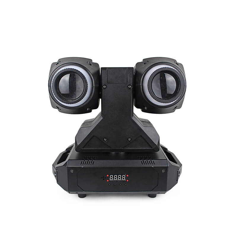 Stage Moving Head Light Dual Arm Big Eyes Led Light LED Professional Stage Light Pinspot Uplighting Lights for Events Sound Activated DMX512 RGBW Lights for Disco Party Wedding Concert Festival