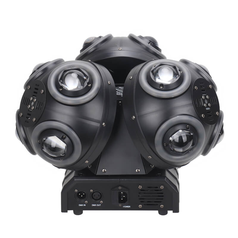 150W 3 Head Football Led Beam Moving Head Wash Stage Light DMX512 21 Channels DJ Disco Effect Lighting Party Event Show