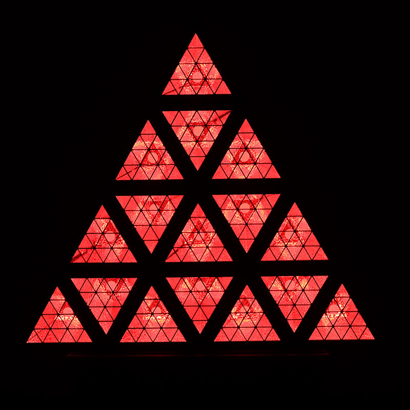 Triángulo antiguo LED Efecto especial Luz club nocturno evento iluminación de escenario
