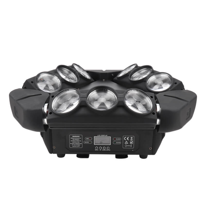 9X10W RGBW 4in1 LED Spinne Bühne Moving Head Licht DMX Bar KTV DJ Disco Beleuchtung 