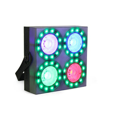 4LED Blinder Stage Par Light with COB Light Ultrabright for Parties, Wedding, Church, Gig, Bars, Events