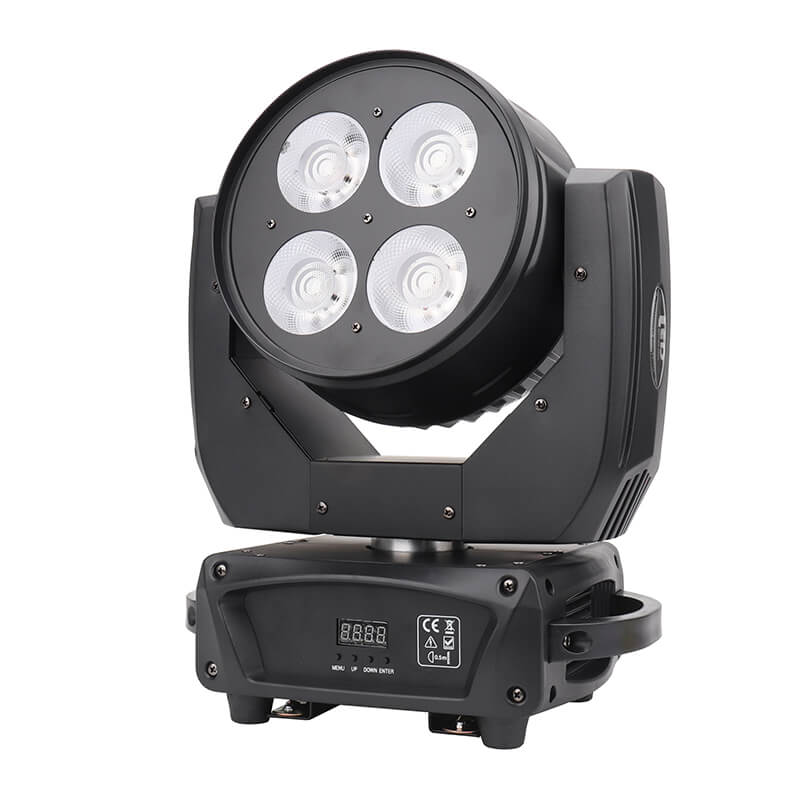 Stage Light, COB  Lights 400W DJ Light 4-Eye White Stage Lighting, Warm White/Cool White LED Stage Spotlight,Brighter DMX512 Party Lights 15CH for Church Wedding Theater