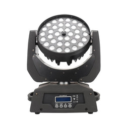 Stage Lights, 36x3W LED Wash Lights RGBW, DMX/Sound Activated DJ Lights, Moving Head Lights for DJ Show, Bar, KTV, Disco, Party Lighting