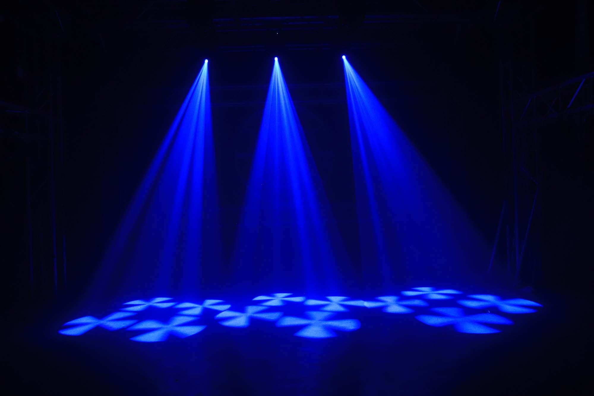Moving Head Lights LED 150W Beam Effect 17 Gobos 14 Colors Spotlights 4-Facet Prism DMX512 with RDM and Linear Focus Dj Stage Lights for Chrismas Wedding Party Dance